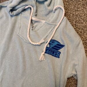Good Land Supply Co. Light Blue Hooded Pullover- Colorado Eagles